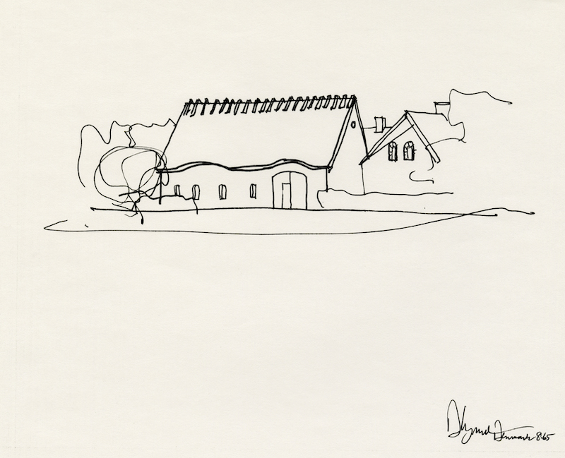 Lyndon drawing of a house