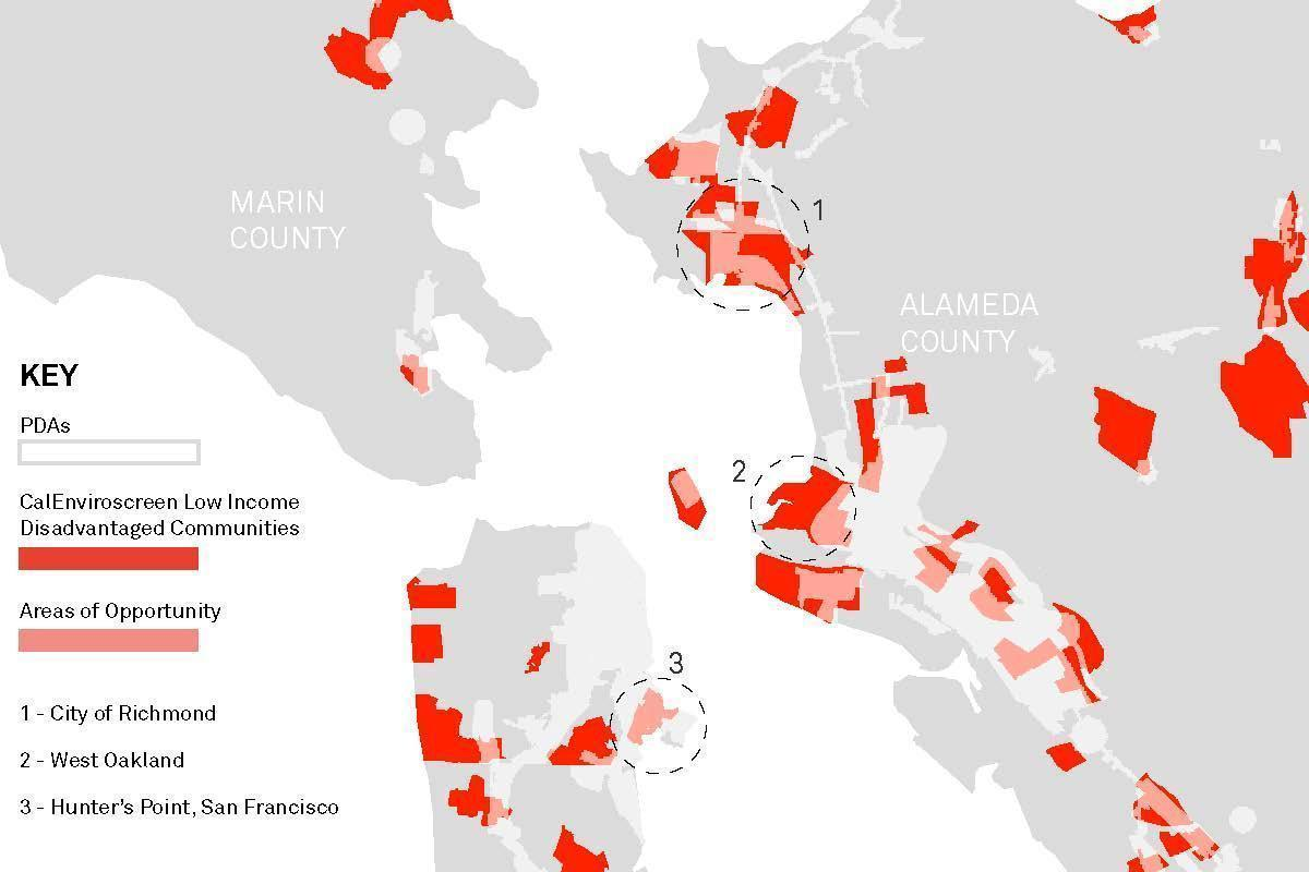 map of bay area