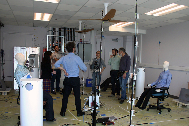 Researchers circled examining fans