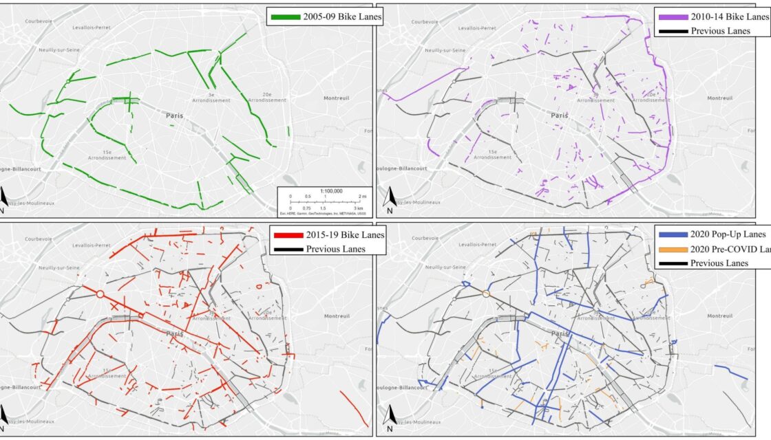 Treating COVID with Bike Lanes Design, Spatial, and Network Analysis