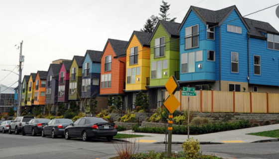 rainbow houses