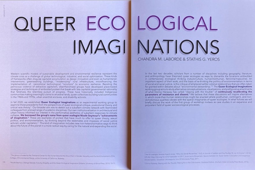 Queer Ecological Imaginations Page Excerpts