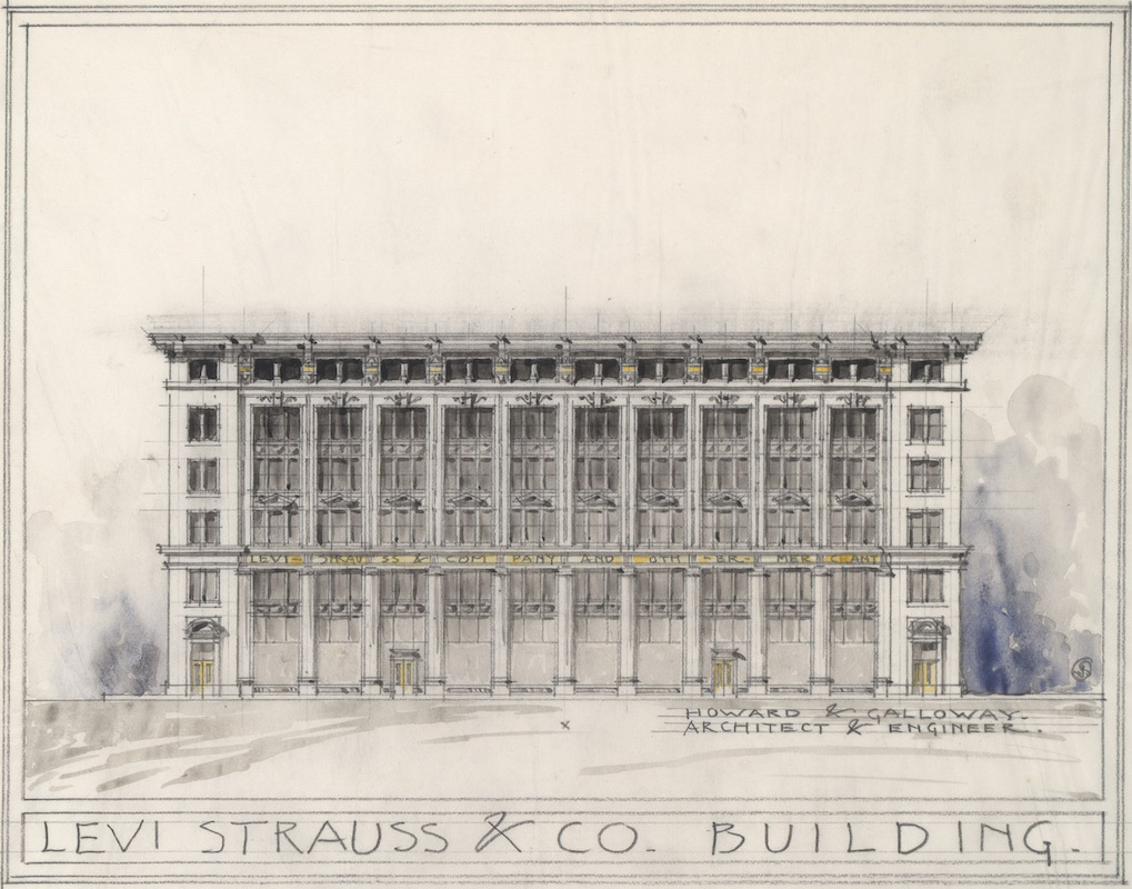 Sketch of Levi Strauss & Co Building