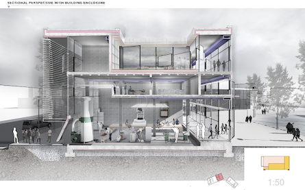 Section Drawing of building