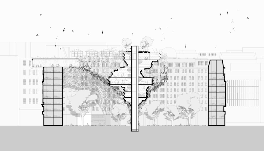 Strange palace hotel rendering