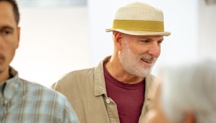 Man with beard and hat