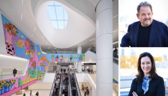 San Francisco Airport Terminal 1, Byron Kuth and Liz Ranieri