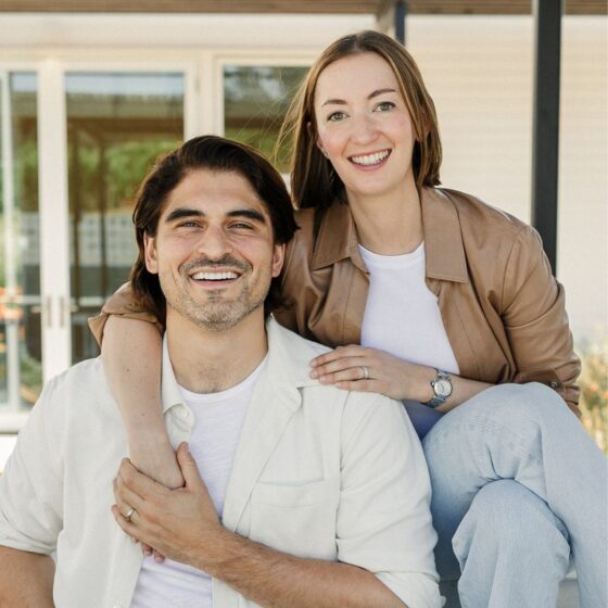 Rachel Vineberg Jones (MArch 2019) and her husband Eric Jones